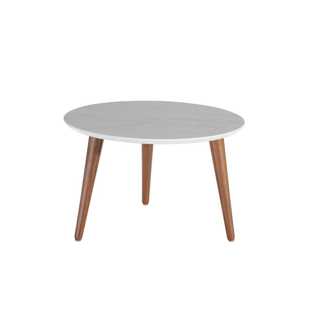 Manhattan Comfort 3- Piece Modern Moore Round End Table
