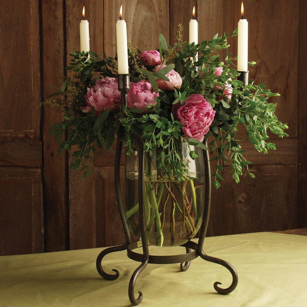 HomArt Fiori Buffet Candelabra - Natural - Feature Image