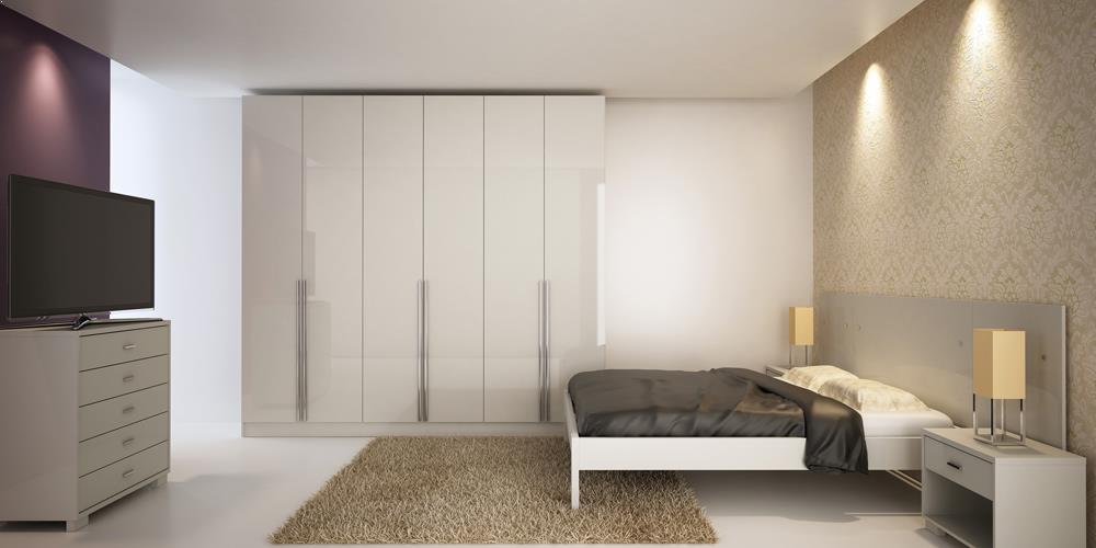 Manhattan Comfort Eldridge 4 Drawer He/She Freestanding Armoire - Modish Store