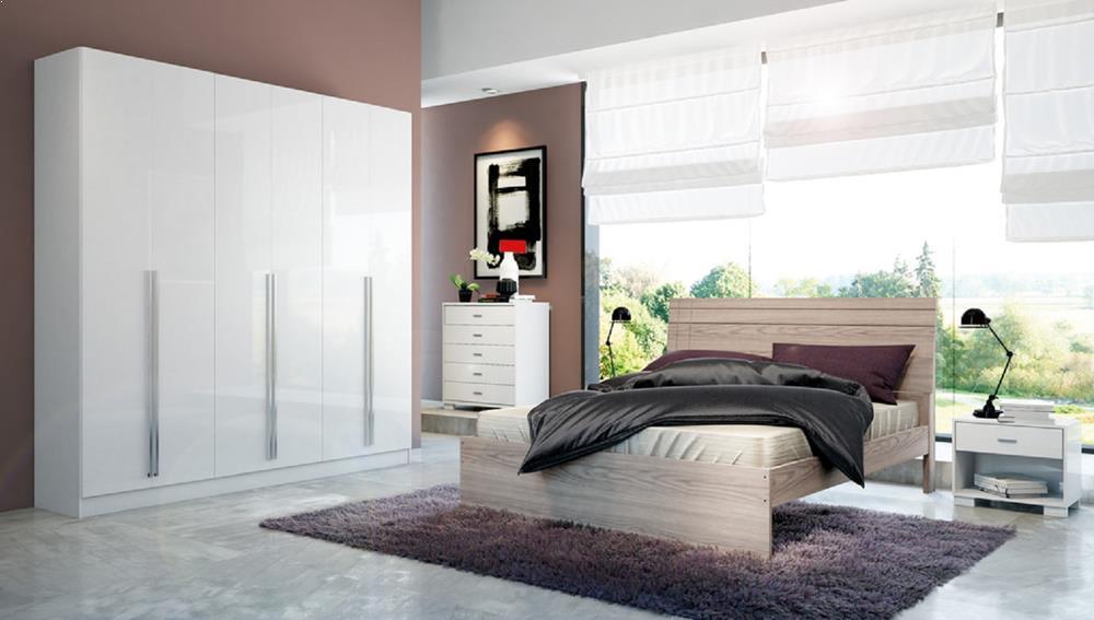 Manhattan Comfort Eldridge 4 Drawer He/She Freestanding Armoire - Modish Store