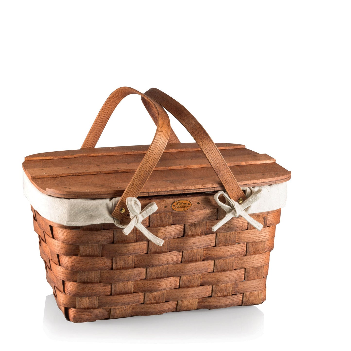 Picnic Time Prairie Picnic Basket with Lining