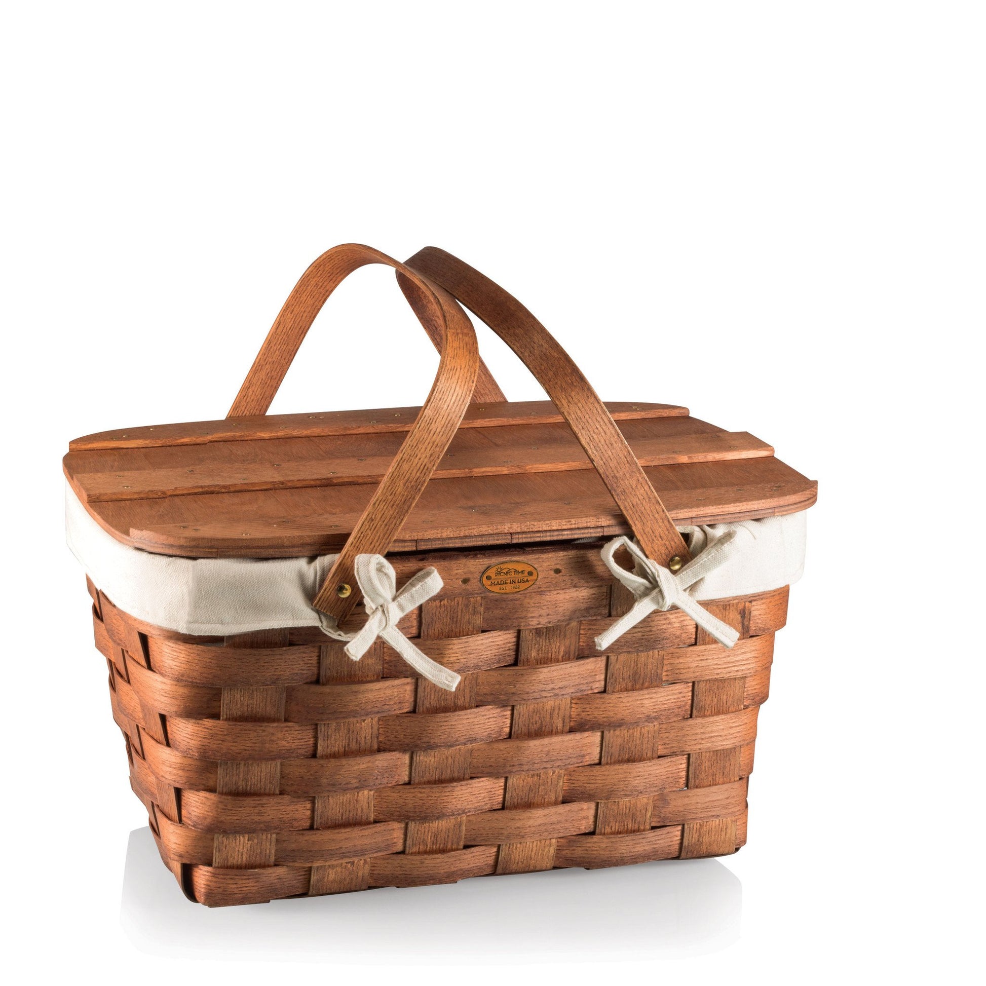 Picnic Time Prairie Picnic Basket with Lining