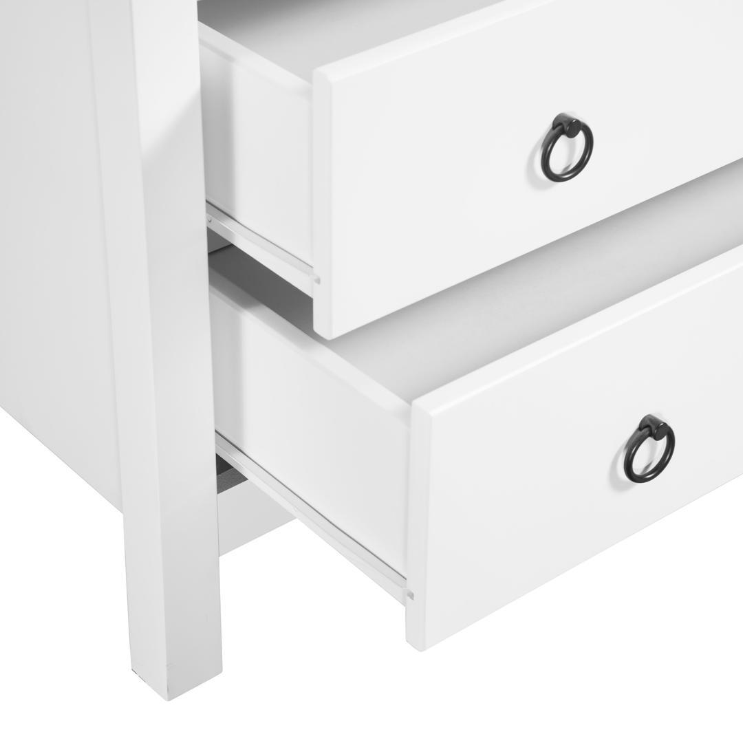 Manhattan Comfort Modern Country 4-Drawer Sullivan 31.1" Double Dresser