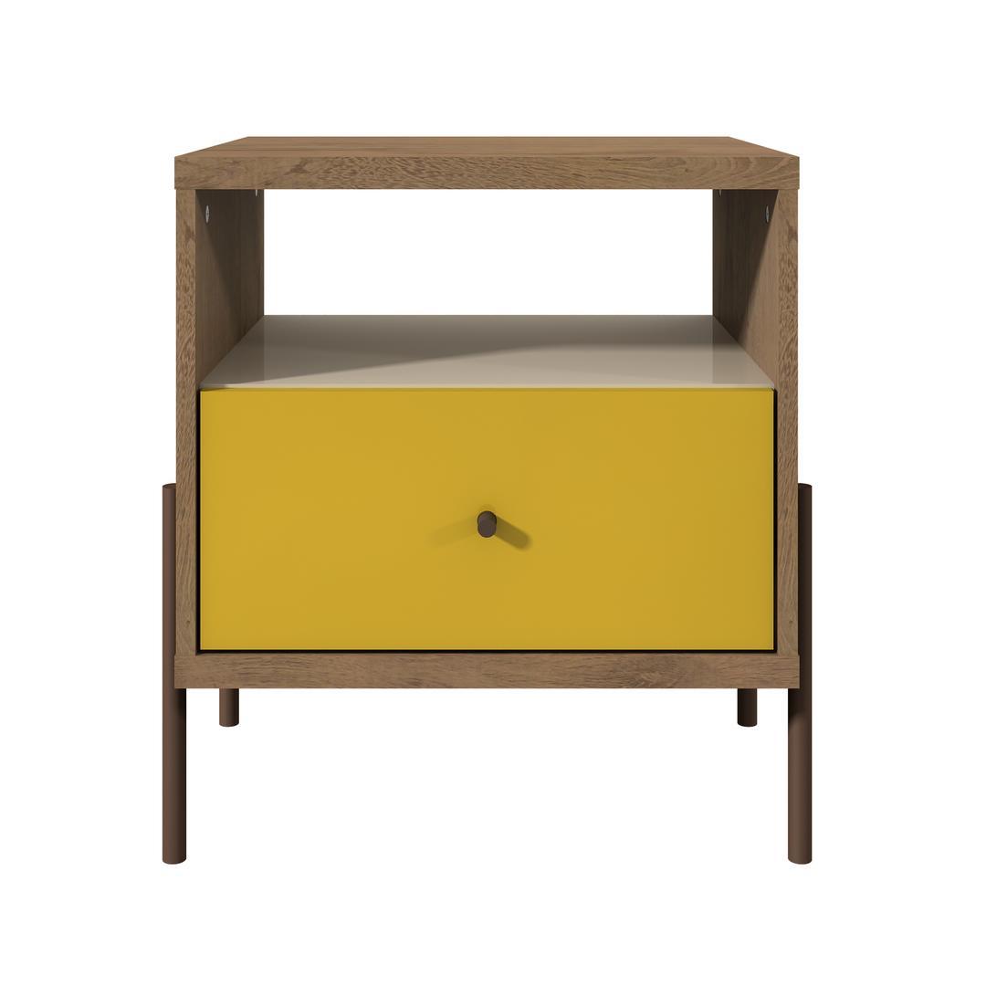 Manhattan Comfort Joy 1-Full Extension Drawer Nightstand