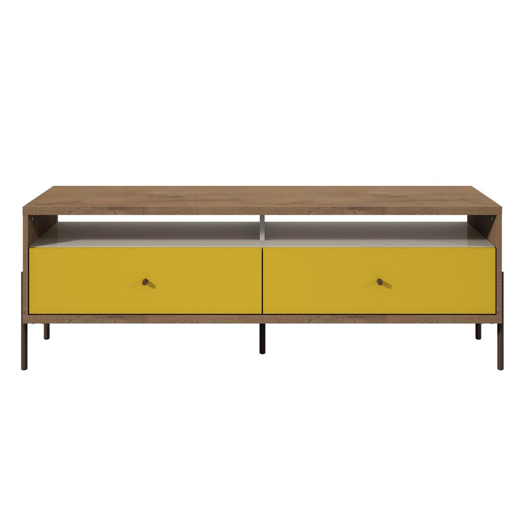Manhattan Comfort Joy 59" TV Stand with 2 Full Extension Drawers