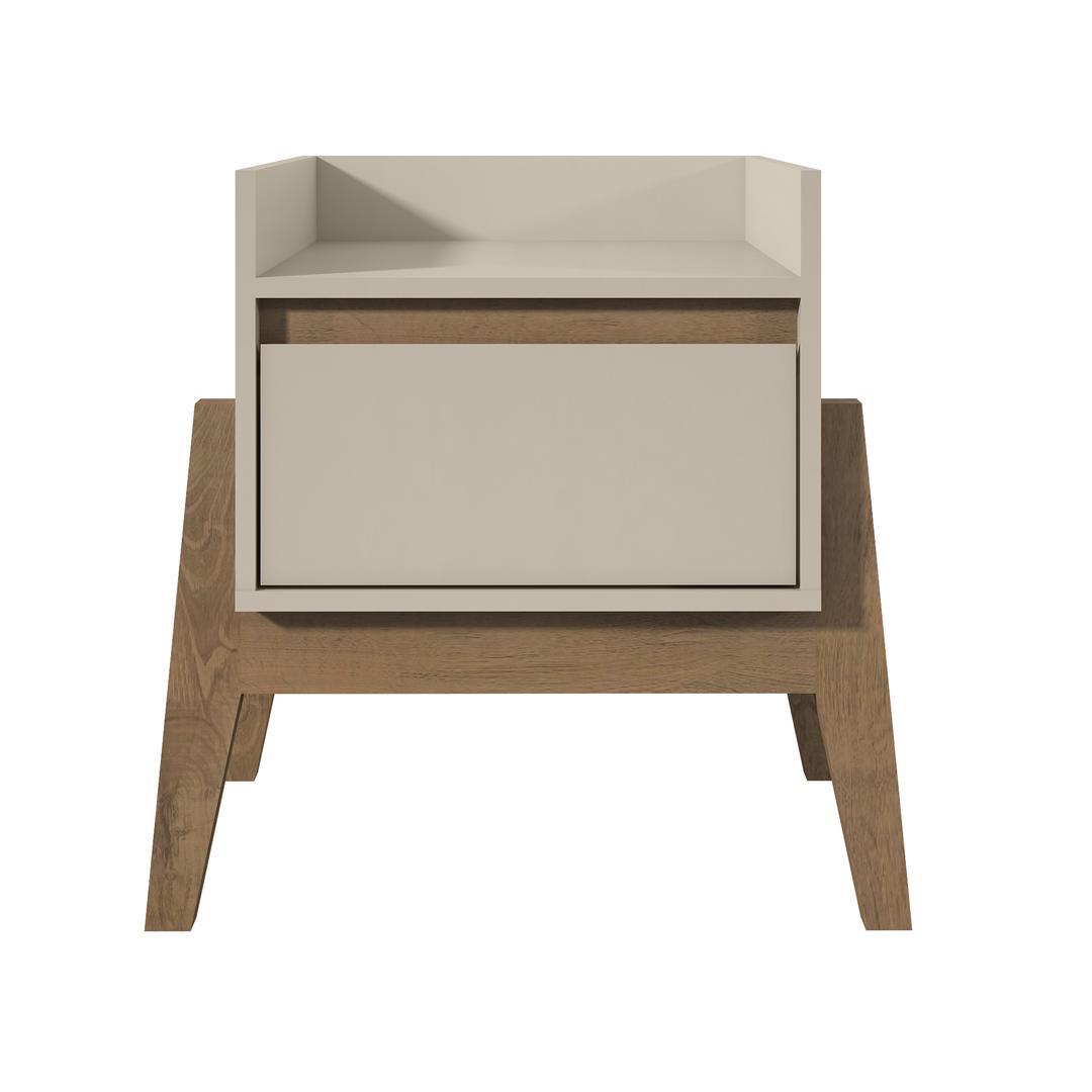 Manhattan Comfort Essence 1-Full Extension Drawer Nightstand