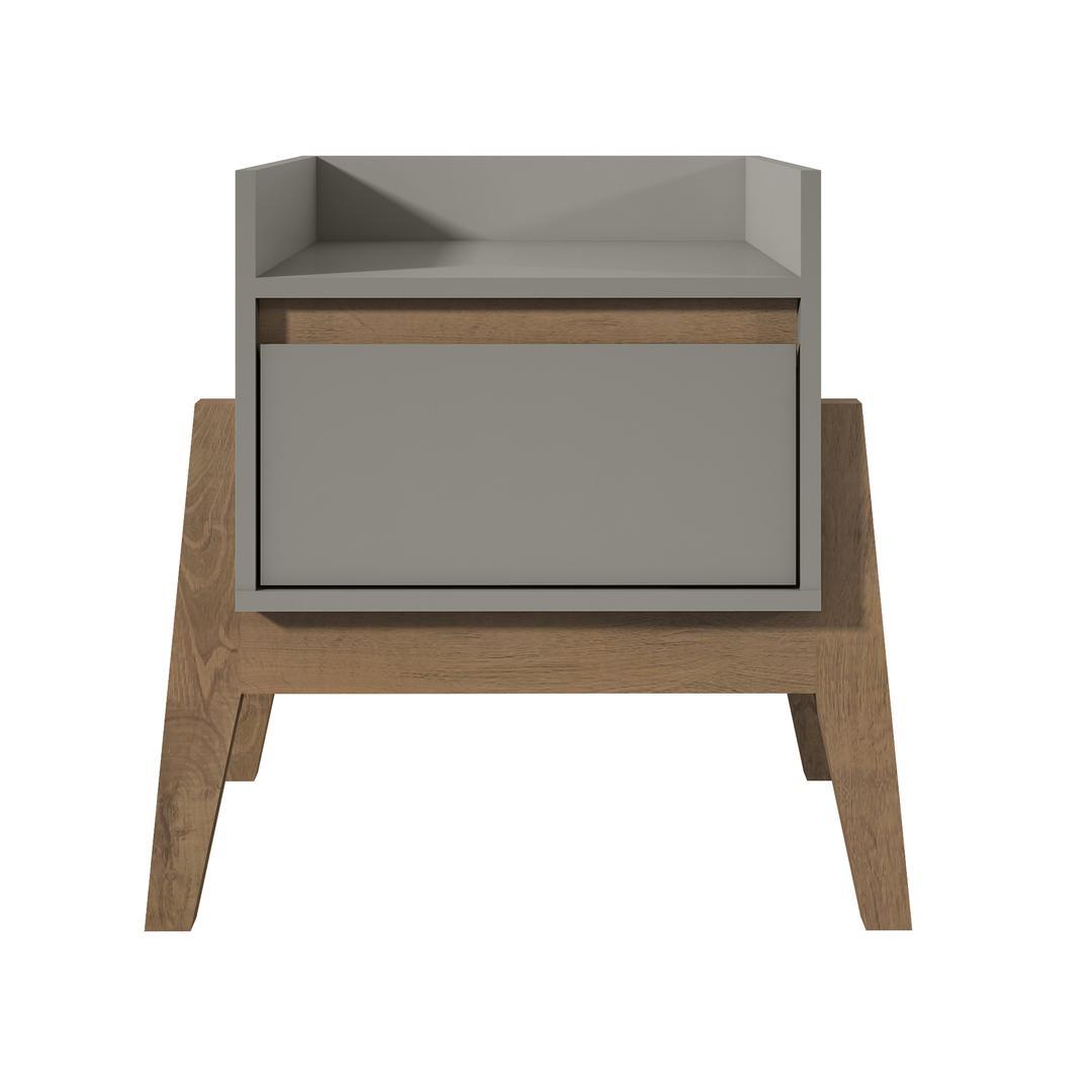 Manhattan Comfort Essence 1-Full Extension Drawer Nightstand
