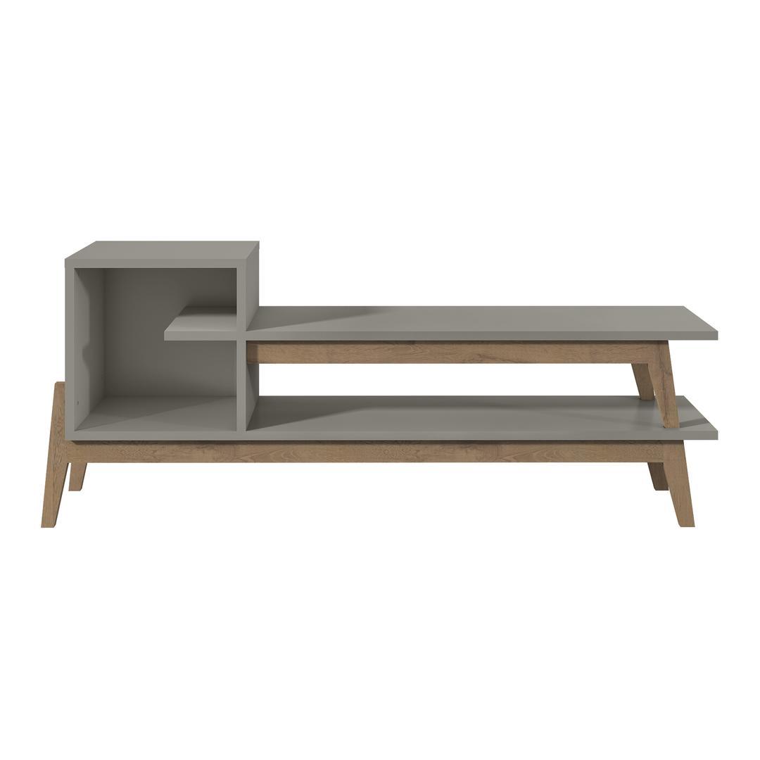 Manhattan Comfort Essence 73.82" TV Stand with 2 Shelves