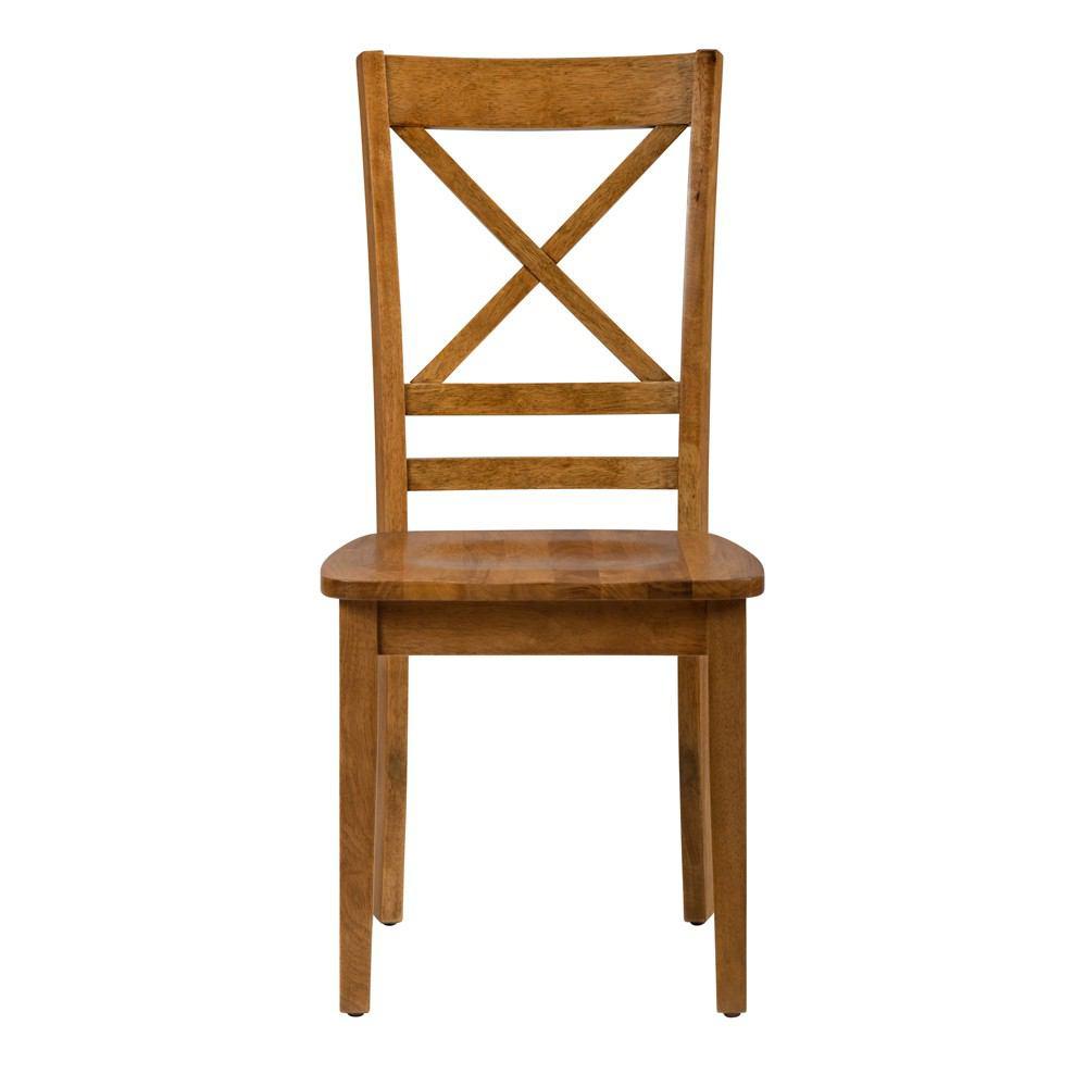Jofran Simplicity Honey X Back Chair
