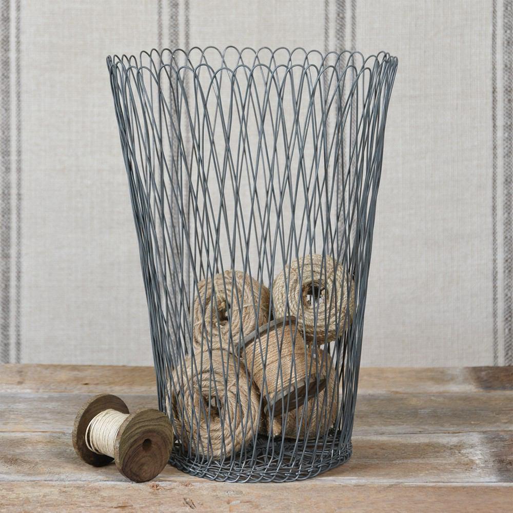 HomArt Tulle Wire Wastebasket - Set of 4