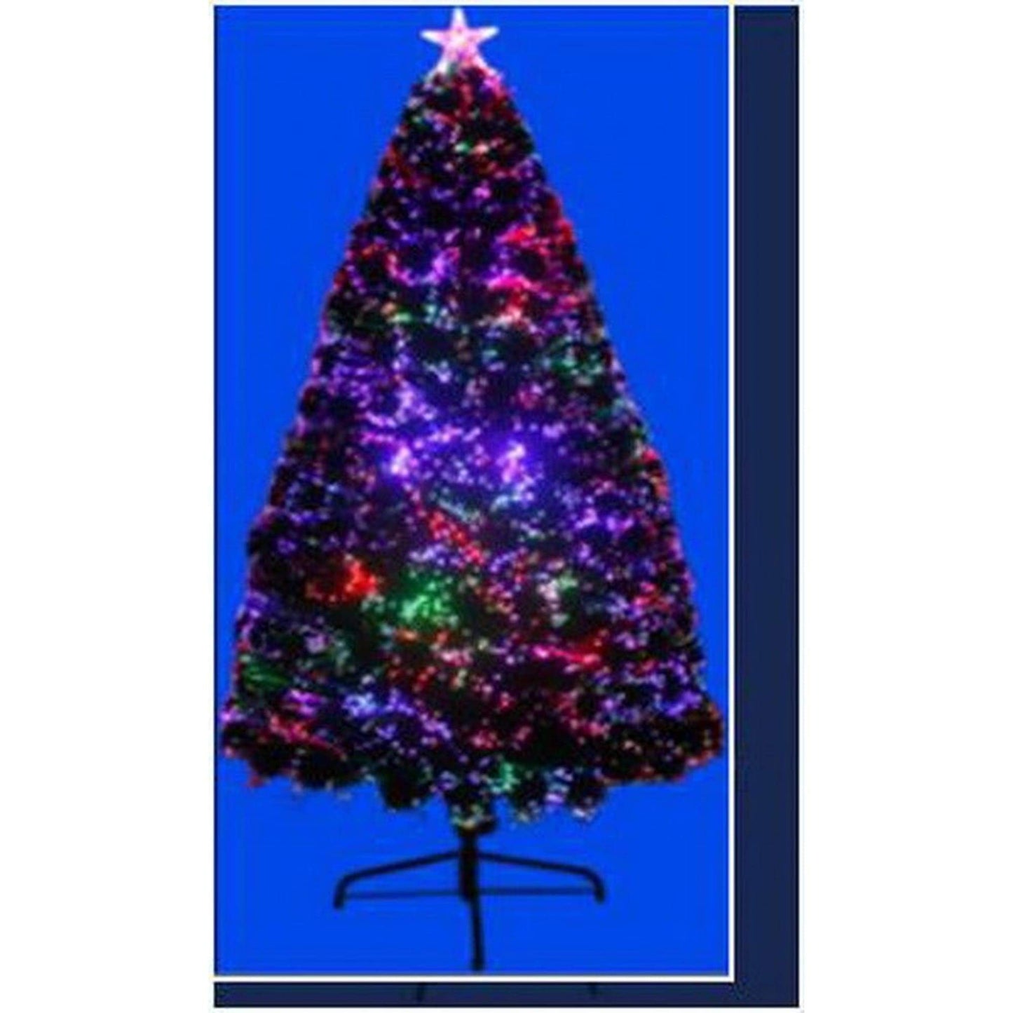 Christmas Tree Fiber Optic Multi-Color Fiber Indoor - 72 Inch H