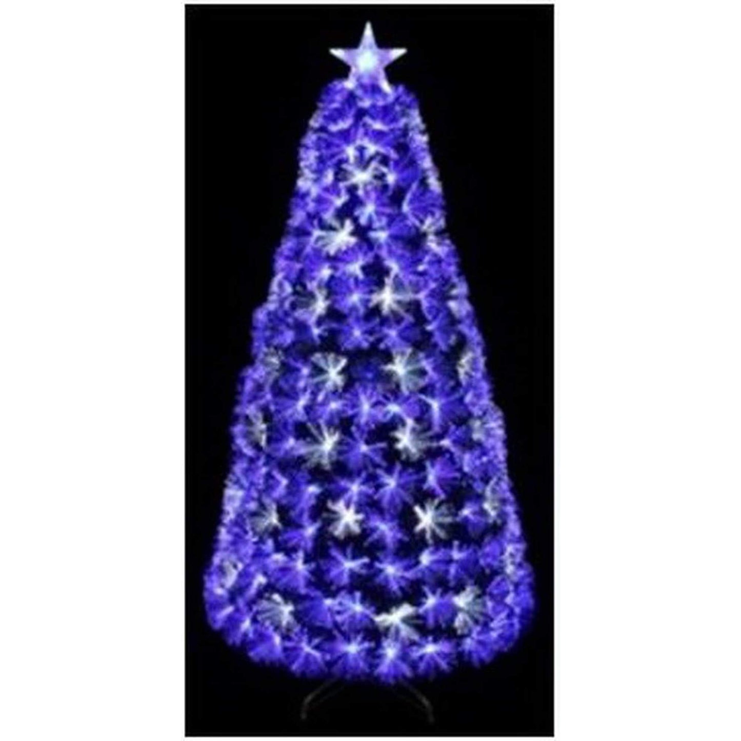 Christmas Tree Fiber Optic Bl & Wt Fiber Indoor - 72 Inch H