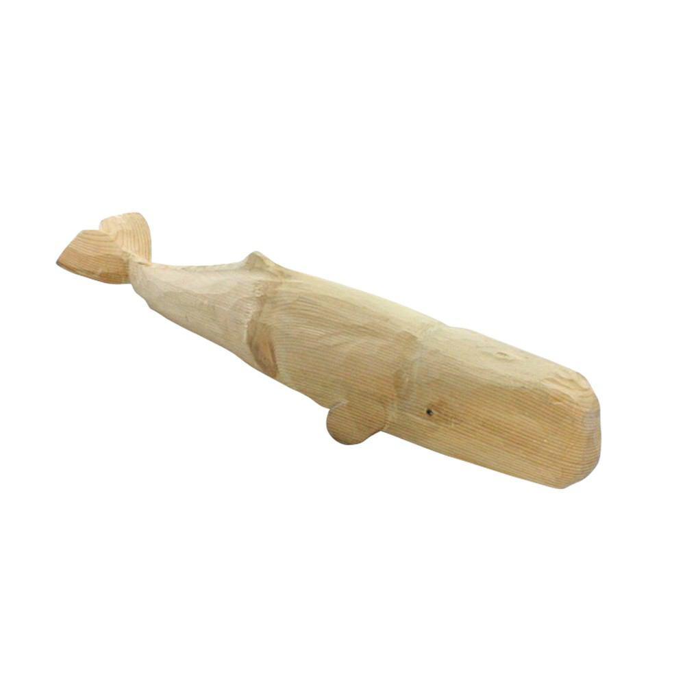 HomArt Carved Wood Whale - Set of 2