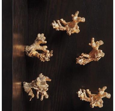 Gold Leaf Design Group Coral Wall Play - Electroplated Gold Wall Decor, Gold Leaf Design Group, - Modish Store