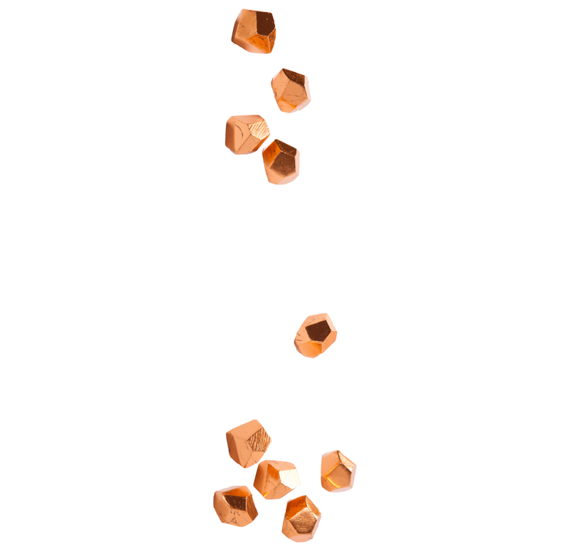 Gold Leaf Design Group Crystal Wall Play - Copper Shine