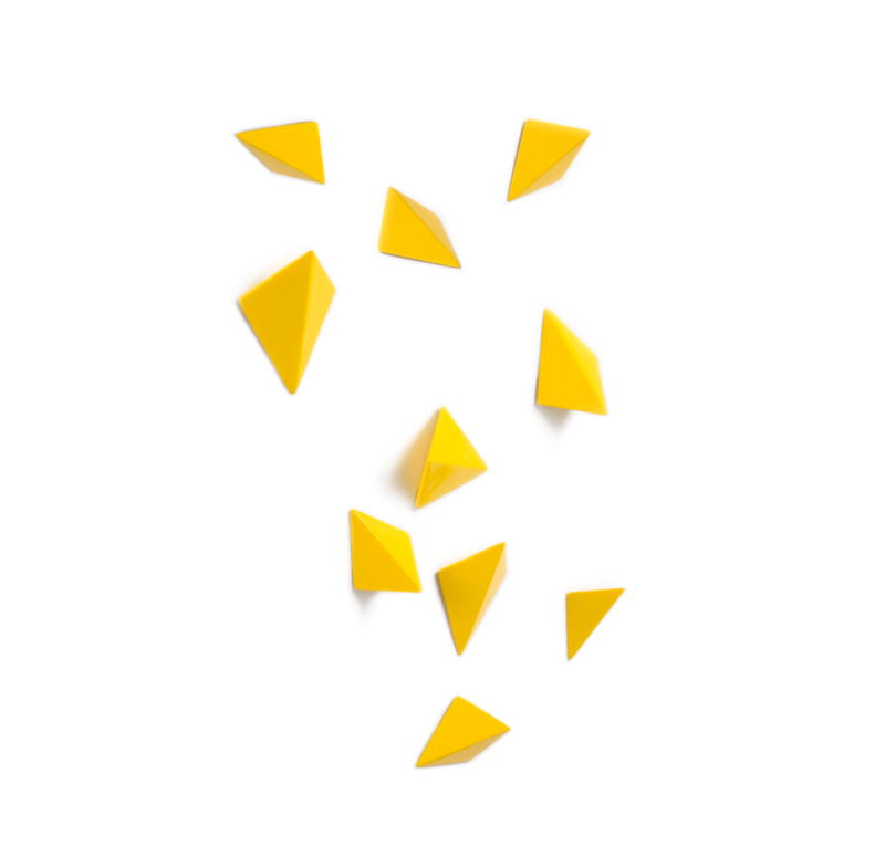 Gold Leaf Design Group Quad Wall Play - Gloss Yellow