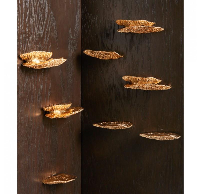 Gold Leaf Design Group Shelf Mushroom Wall Play - Set Of 10
