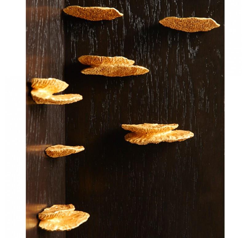 Gold Leaf Design Group Shelf Mushroom Wall Play - Set Of 10