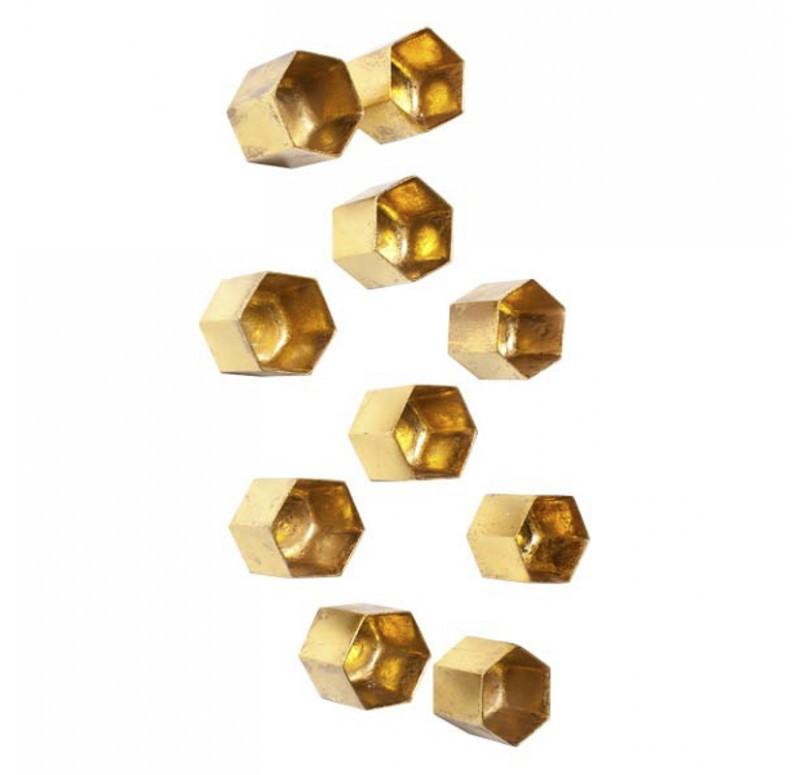 Gold Leaf Design Group Beehive Wall Play - Gold