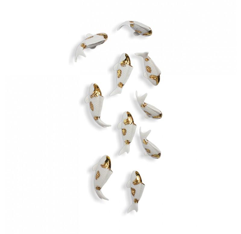 Gold Leaf Design Group Koi Wall Play - Set Of 10