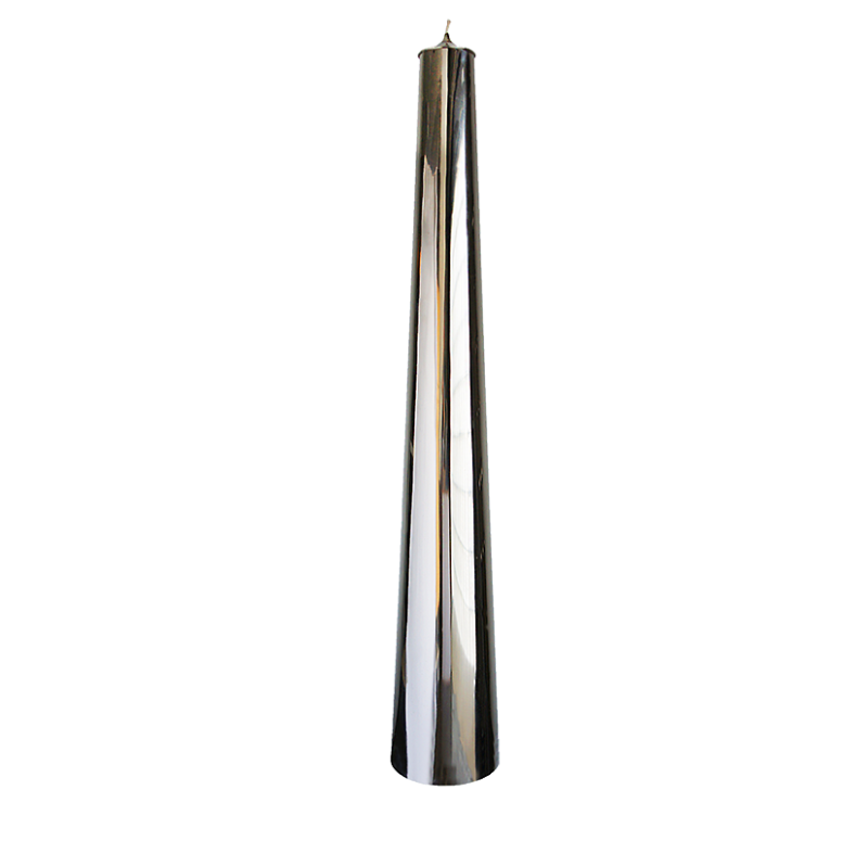 Gold Leaf Design Group Stainless Steel Column Candle Vase