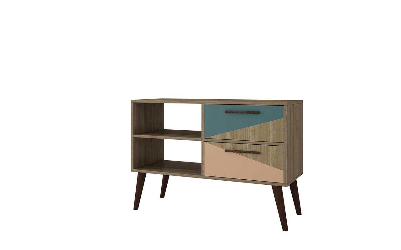 Manhattan Comfort Dalarna 2.0- 35.43" TV Stand with 2-Drawers