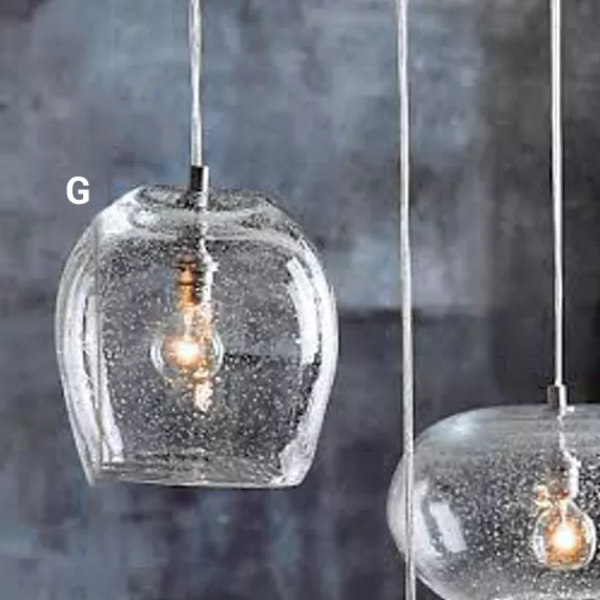 Roost Seeded Glass Pendant Lamps