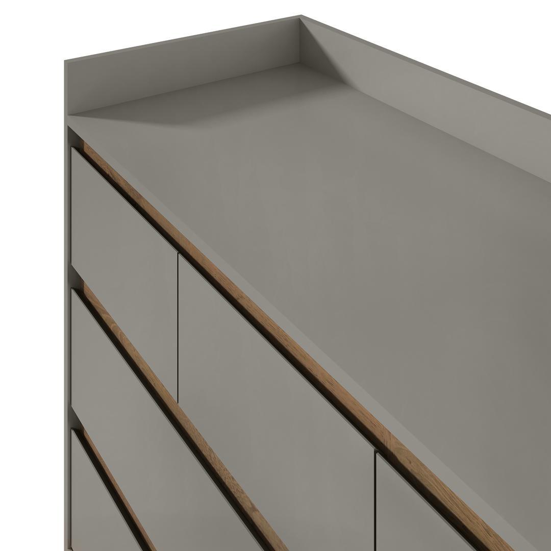 Manhattan Comfort Essence 49" Wide Dresser with 4 Full Extension Drawers and Table Top