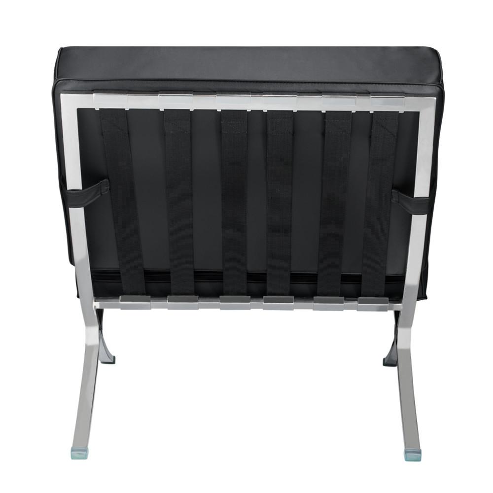 Fine Mod Imports Pavilion Chair in Italian Leather