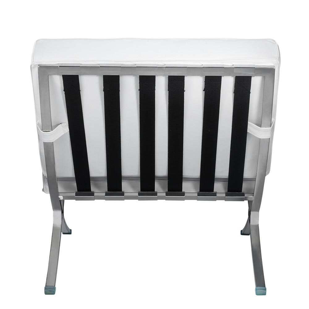 Fine Mod Imports Pavilion Chair in Italian Leather