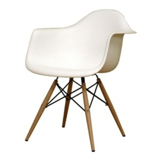 Fine Mod Imports WoodLeg Dining Arm Chair