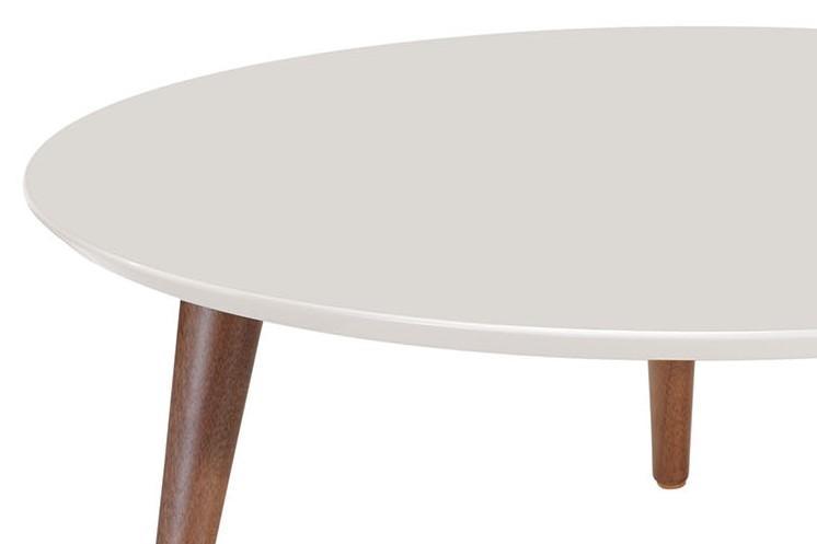 Manhattan Comfort Moore 23.62" Round Low Coffee Table