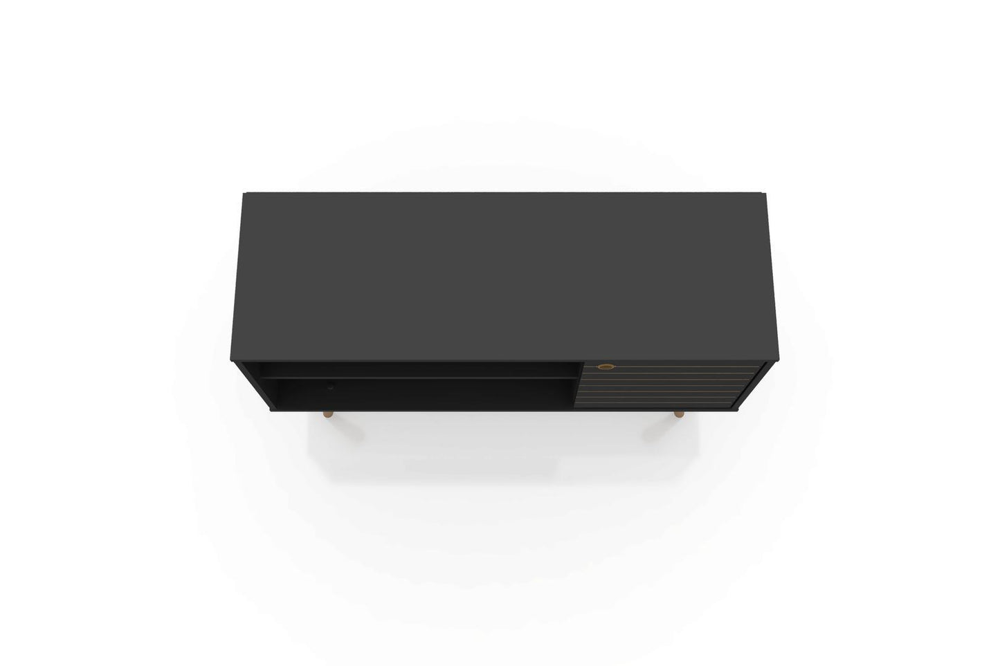 Manhattan Comfort Liberty 42.52" Mid Century - Modern TV Stand with 2 Shelves and 1 Door