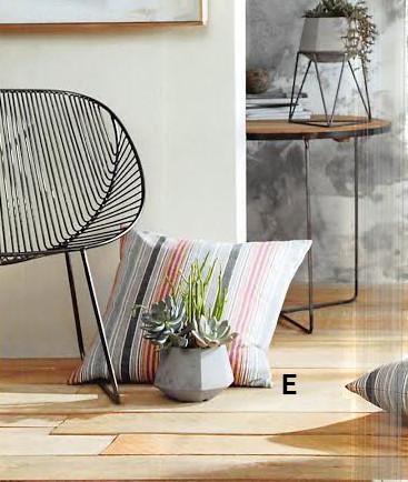 Roost Akha Striped Multi Pillow Cover