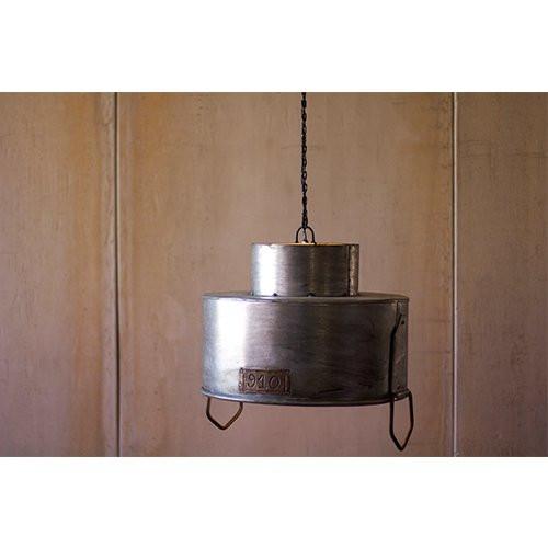 Kalalou Double Cylinder Metal Pendant Lamp