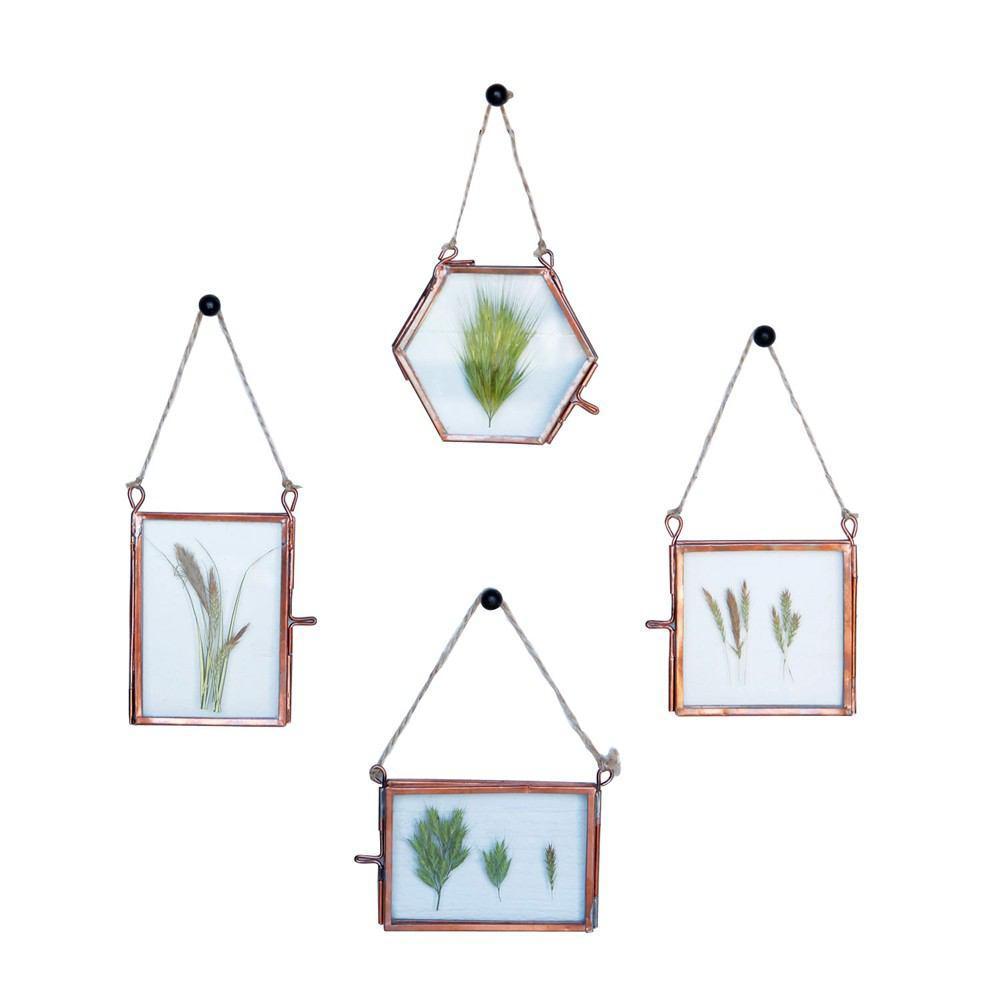 HomArt Cornell Ornament Frames - Set of 12 - 3 Each Style - Copper