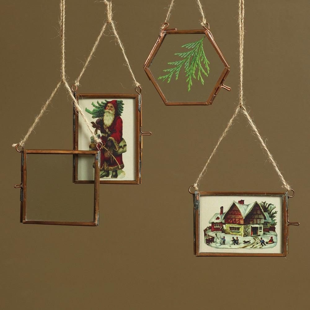 HomArt Cornell Ornament Frames - Set of 12 - 3 Each Style - Copper - Feature Image
