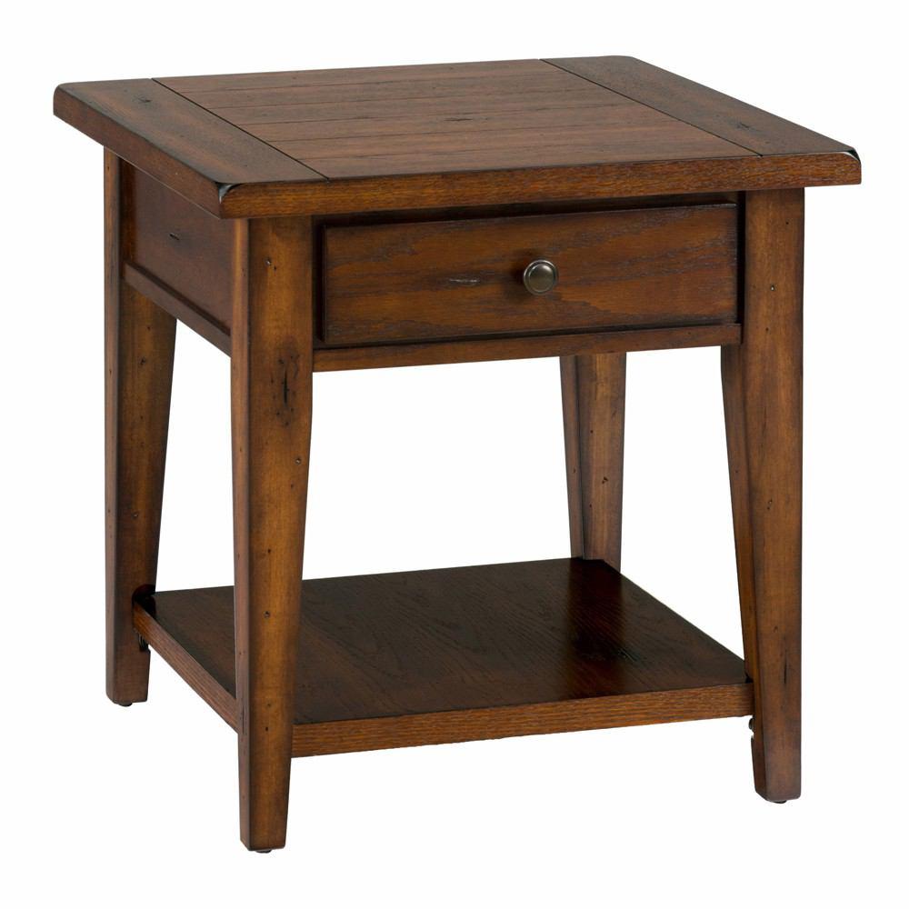 Jofran Clay County Oak End Table