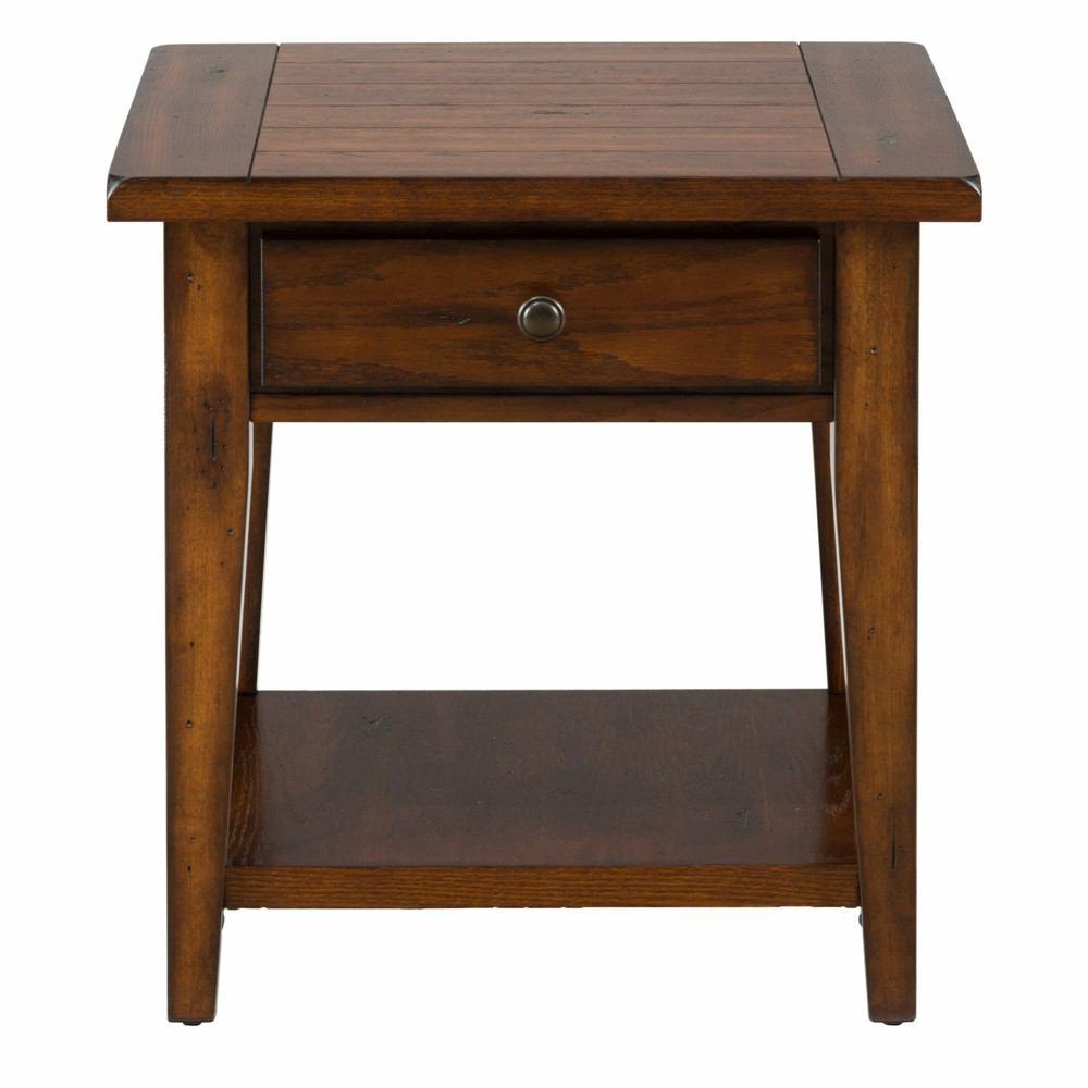 Jofran Clay County Oak End Table
