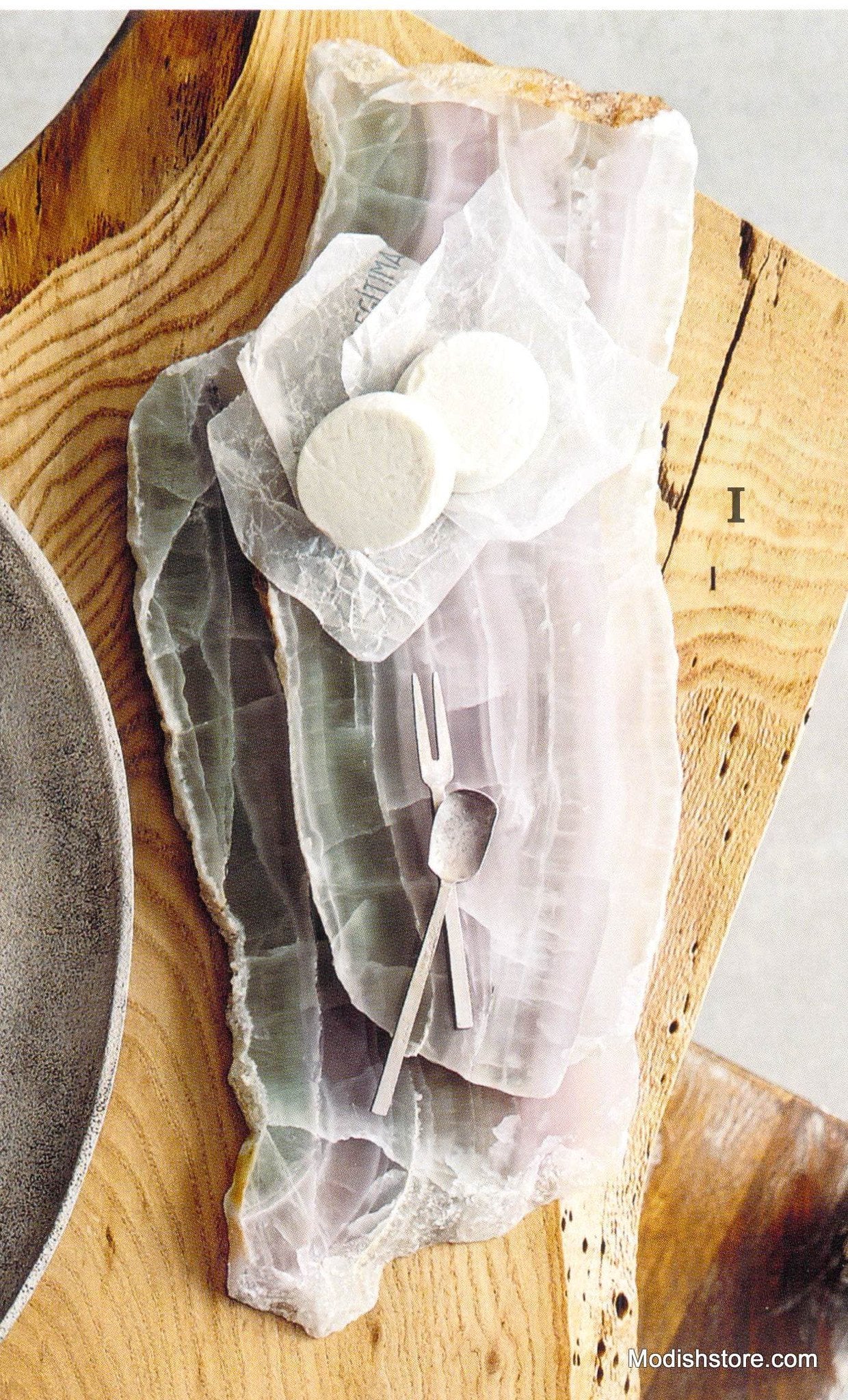 Roost Fluorite Serving Slabs & Coasters