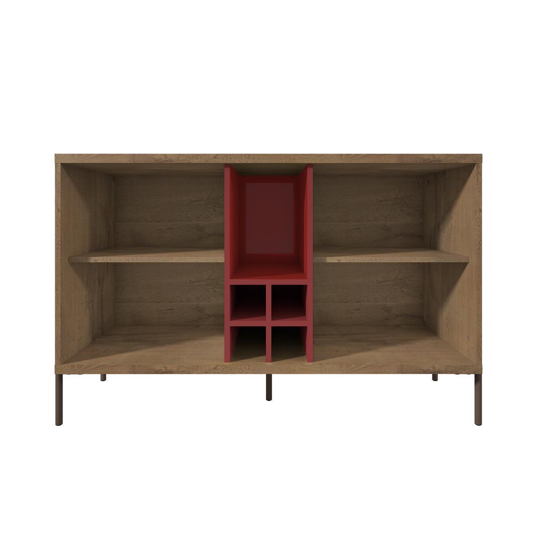 Manhattan Comfort Joy 4-Bottle Wine Buffet Stand