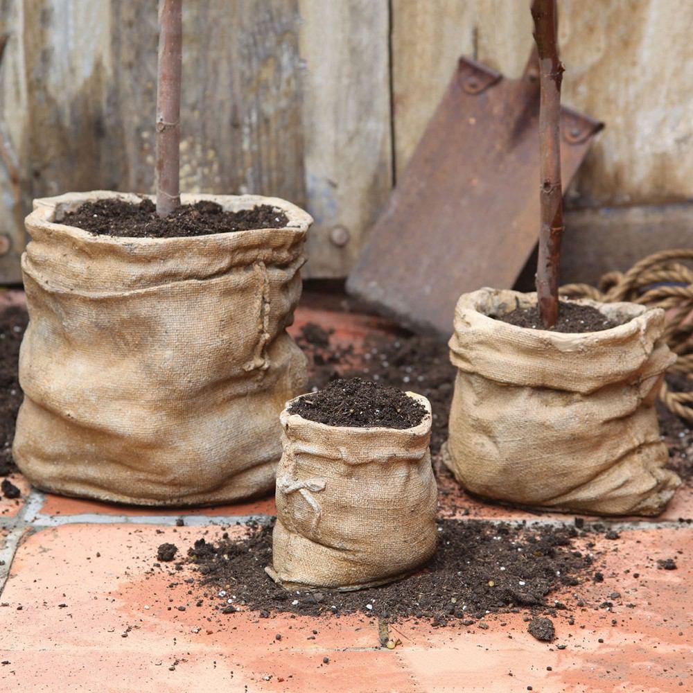 HomArt Cement Gunny Sack - Set of 4
