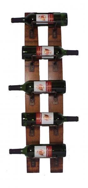 2-Day Designs 5 BOTTLE WALL RACK