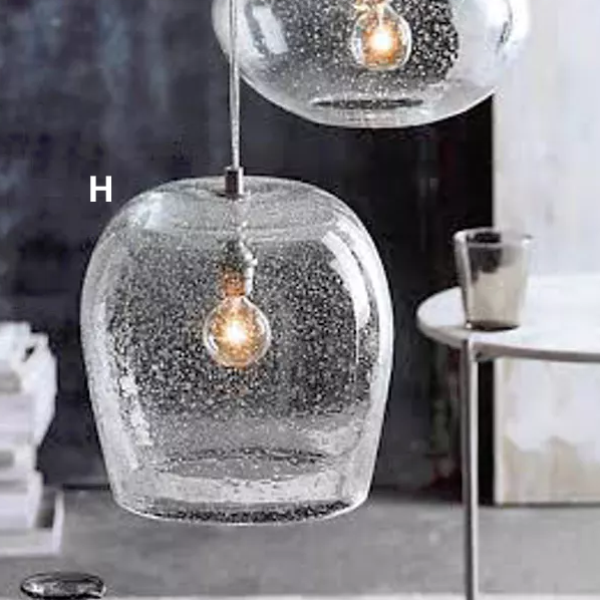 Roost Seeded Glass Pendant Lamps