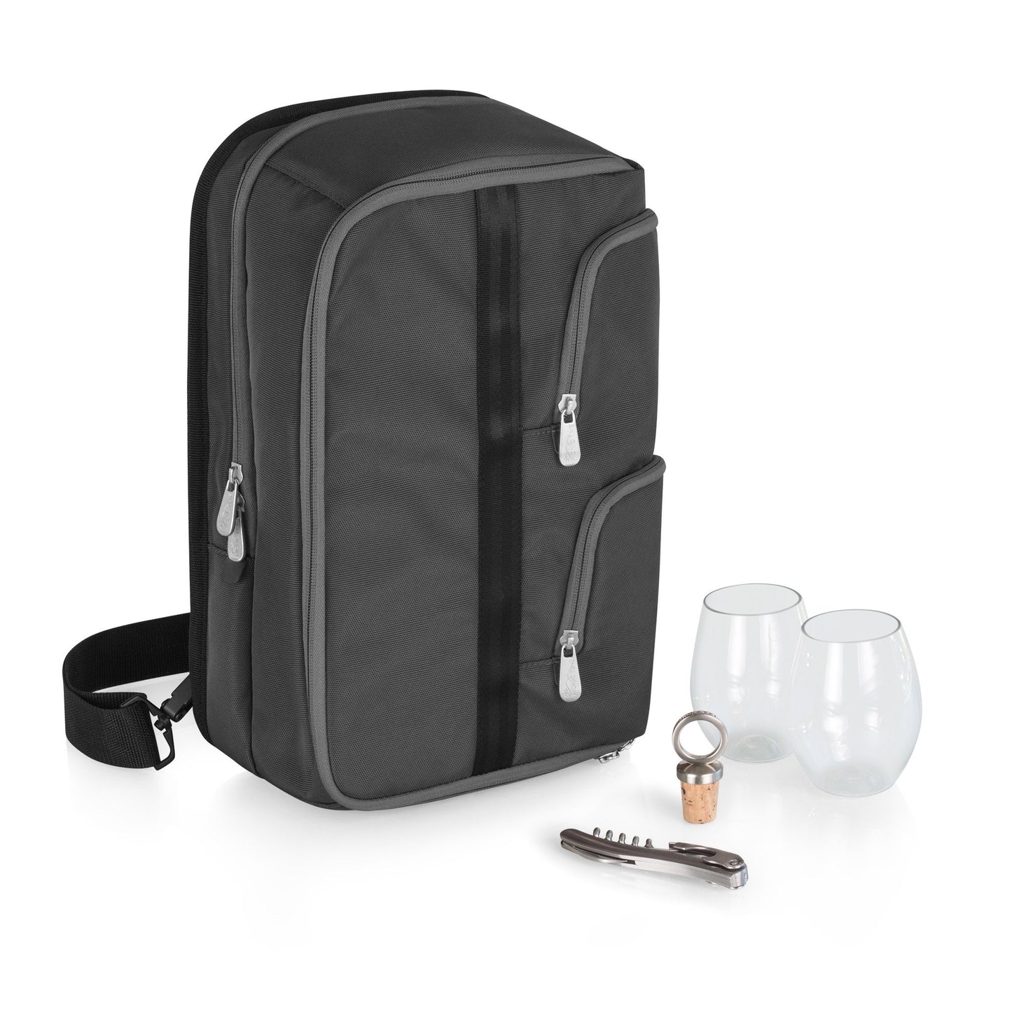 Picnic Time Tiburon Wine Tote - Set of 2