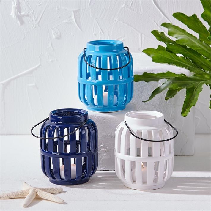 Two's Company Rhodes Lantern Set of 6