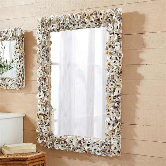 Two's Company Oyster Bay Wall Mirror- Square or Rectangle