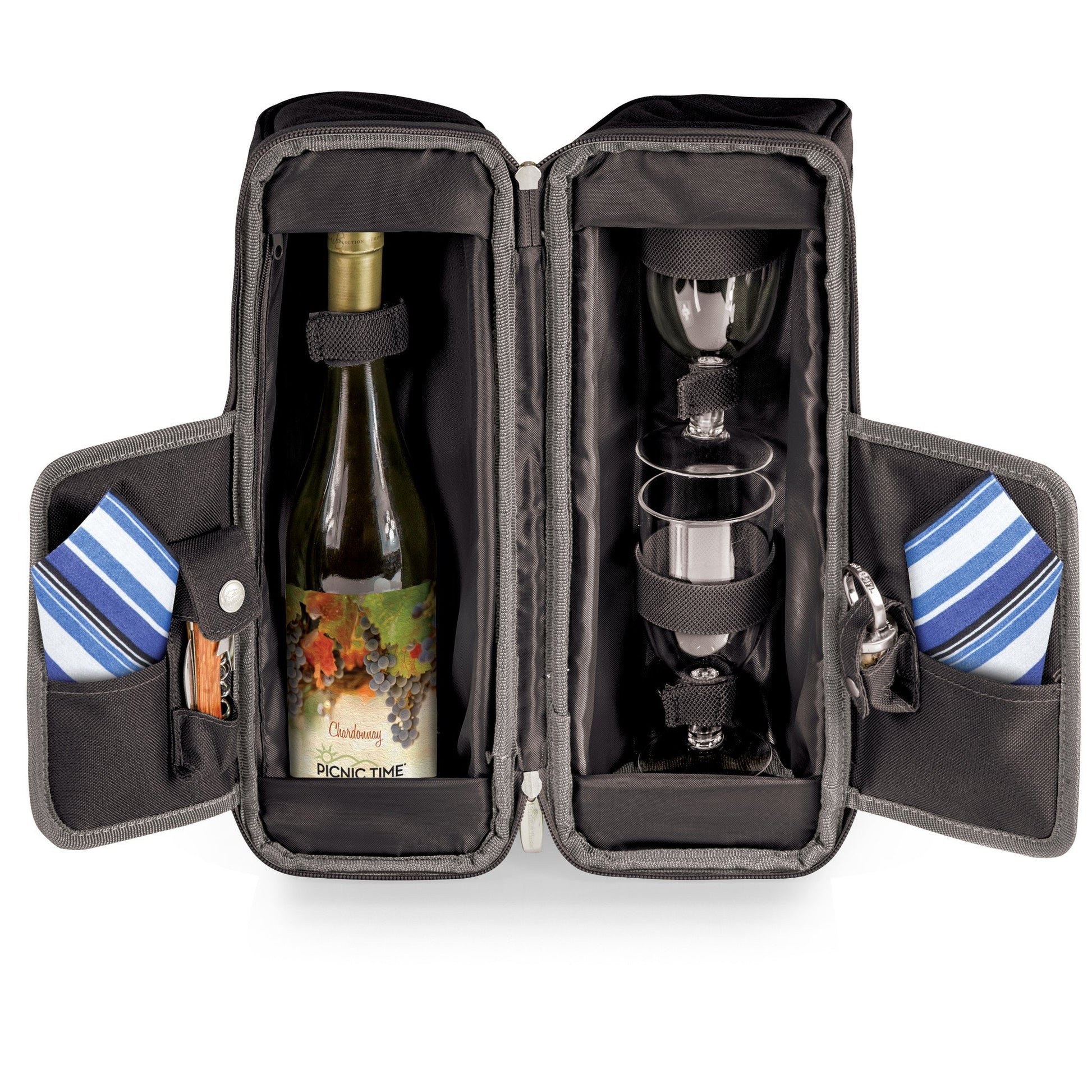 Picnic Time Estate Wine Tote - Set of 2