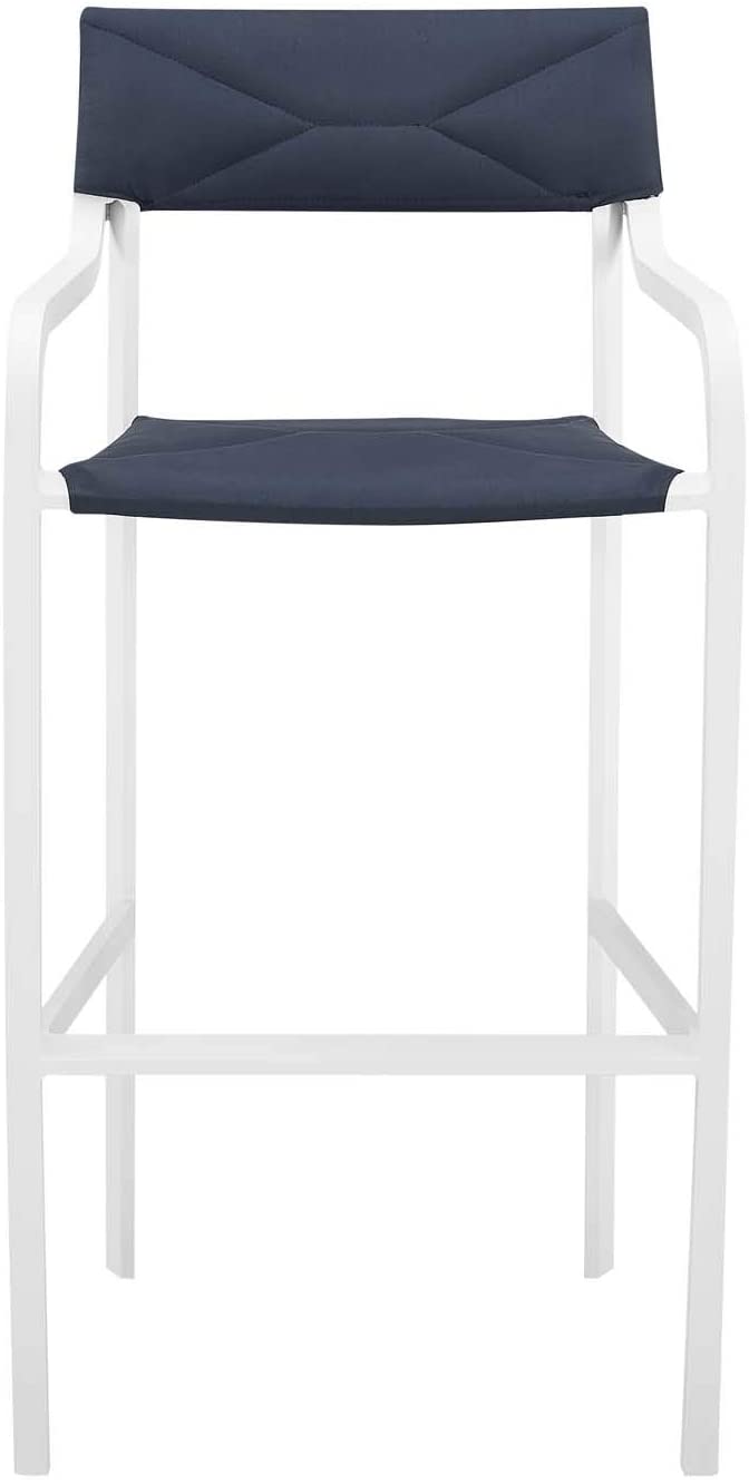 Modway Raleigh Outdoor Patio Aluminum Bar Stool Set of 2 | Bar Stools | Modishstore-6