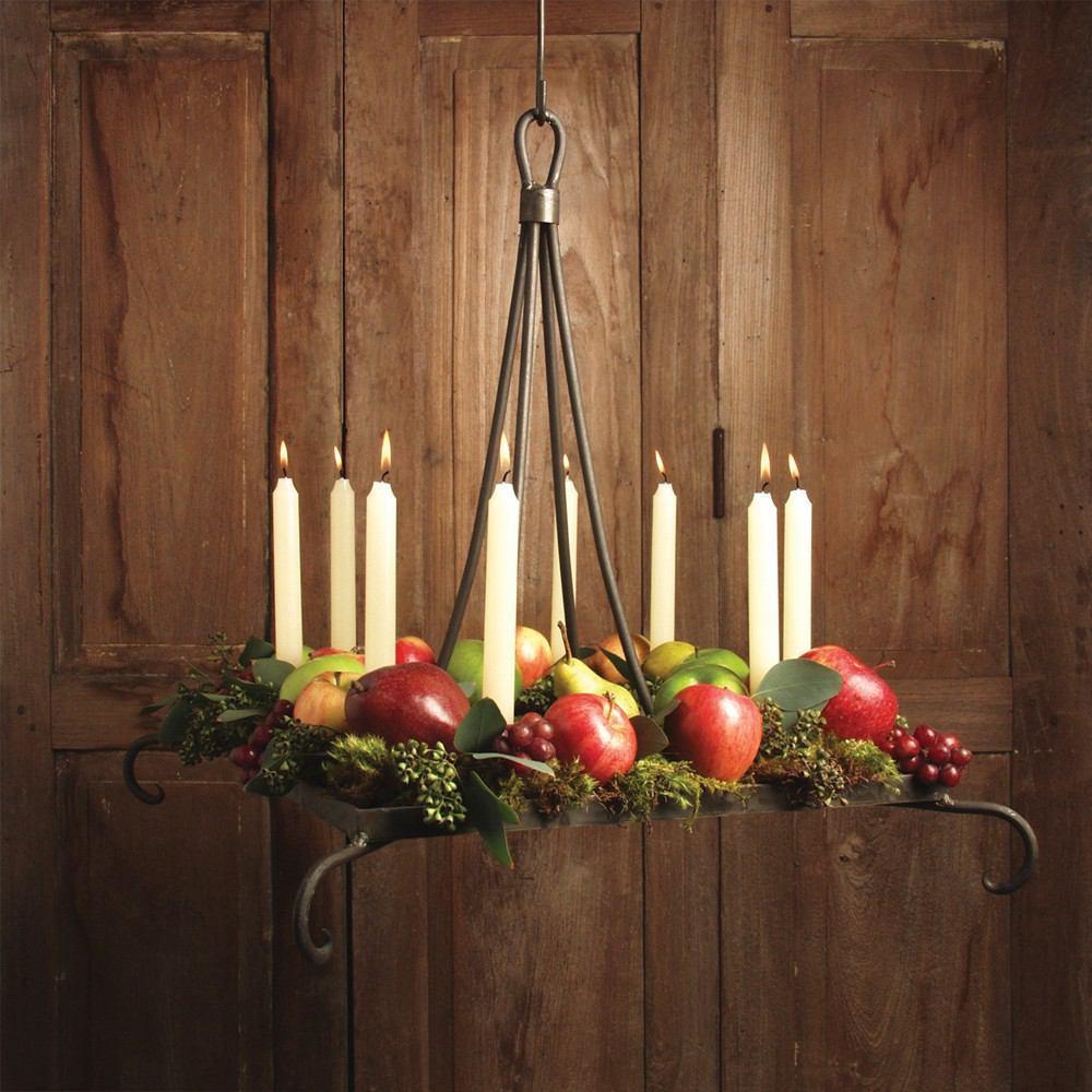 HomArt Manzanita Chandelier - Sqr - Taper - Natural - Feature Image